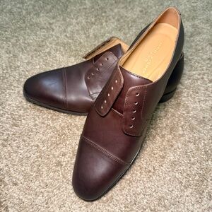 Marc Fisher LTD Brown Men’s Leather Dress Shoes, Size 9